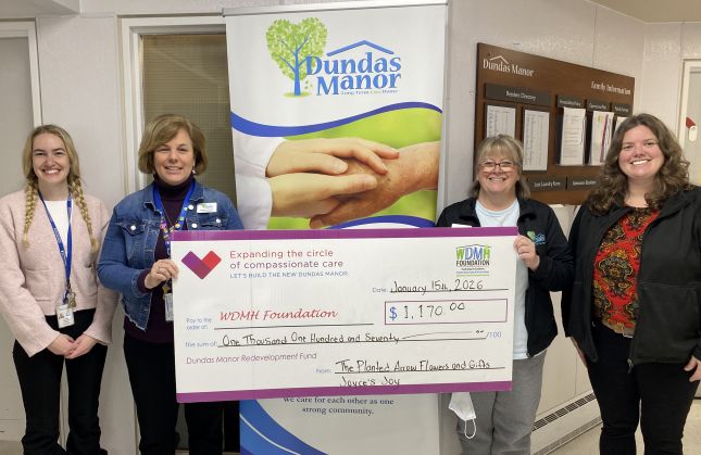 Joyce's Joy Cheque Presentation